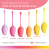 Mango Tropical 6 Weighted Kegel Ball Exercise Set - Image 6