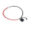 Sex & Mischief Ex's & Oh's Crystal Day Collar - Red/Black - Image 4