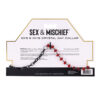 Sex & Mischief Ex's & Oh's Crystal Day Collar - Red/Black - Image 6