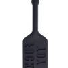 Edge FUCK TOY Silicone Paddle - Black - Image 2