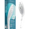 Womanizer Wave Shower Head - Womanizer Wave is the first ever combined shower head and water massage clitoral stimulator, uniting the expertise of bathroom experts hansgrohe and pleasure leaders Womanizer to create a truly outstanding crossover – the pleasure shower head. Touchless stimulation with the natural element water allows you to explore your body in a totally unique way. A variety of settings takes you on a journey towards peaks of pleasure, without overstimulation. PleasureJet and PleasureWhirl settings stimulate the clitoris, while the PowderRain setting provides a luxurious shower. All settings are finely honed by market-leading bathroom manufacturers hansgrohe for optimum performance. Wave can be used as a regular shower head or as a pleasure toy. Discreet and stylish, Wave functions as a high-quality shower head while also serving as a unique provider of exquisite orgasms. Simple controls - Flick between settings using the single-button control to choose between an opulent shower or an intense water-driven orgasmic stimulation. Womanizer Wave Shower Head