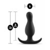 Blush Anal Adventures Curve Plug - Black - Image 5