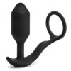b-Vibe Vibrating Snug & Tug Medium - Black - Image 4