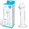 Glas 6" Dildo w/Veins & Flat Base