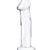 Glas 6" Dildo w/Veins & Flat Base - Image 3