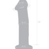 Glas 6" Dildo w/Veins & Flat Base - Image 5
