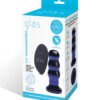 Glas 3.5" Rechargeable Vibrating Beaded Plug