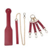 Kinky Play Box Red Passion 8 pc Bondage Kit - Red - Image 5