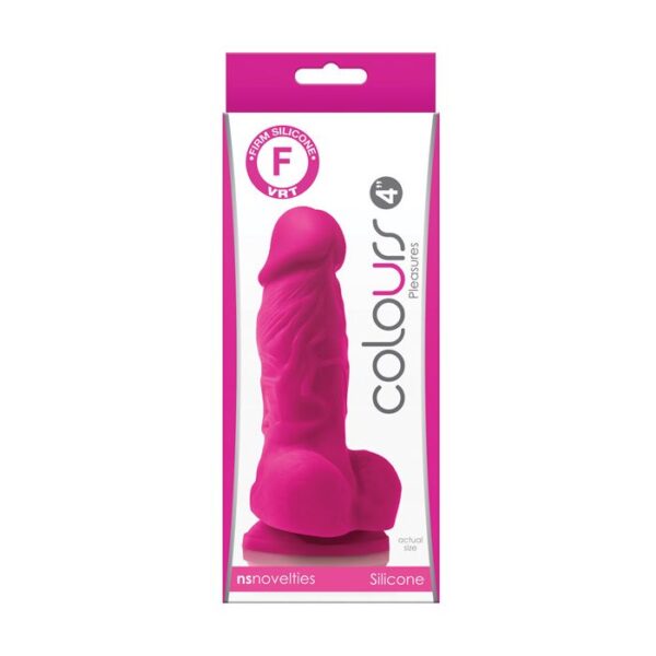 Colours Pleasures 4" Dong w/Suction Cup