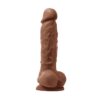Colours Pleasures 5" Dildo w/Suction Cup - Brown - Image 2