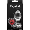 Crystal Desires Glass Heart Gem Plug