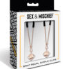 Sex & Mischief Brat Pearl Nipple Clips