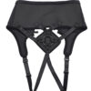 Sportsheets High Waisted Strap-On Corset - Black - Image 2