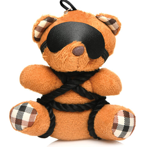 Bound Teddy Bear Keychain